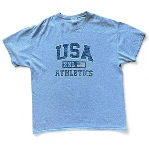 Vintage y2k usa athletics tee